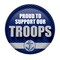 Proud To Support Our Troops Button, (Pack of 6)